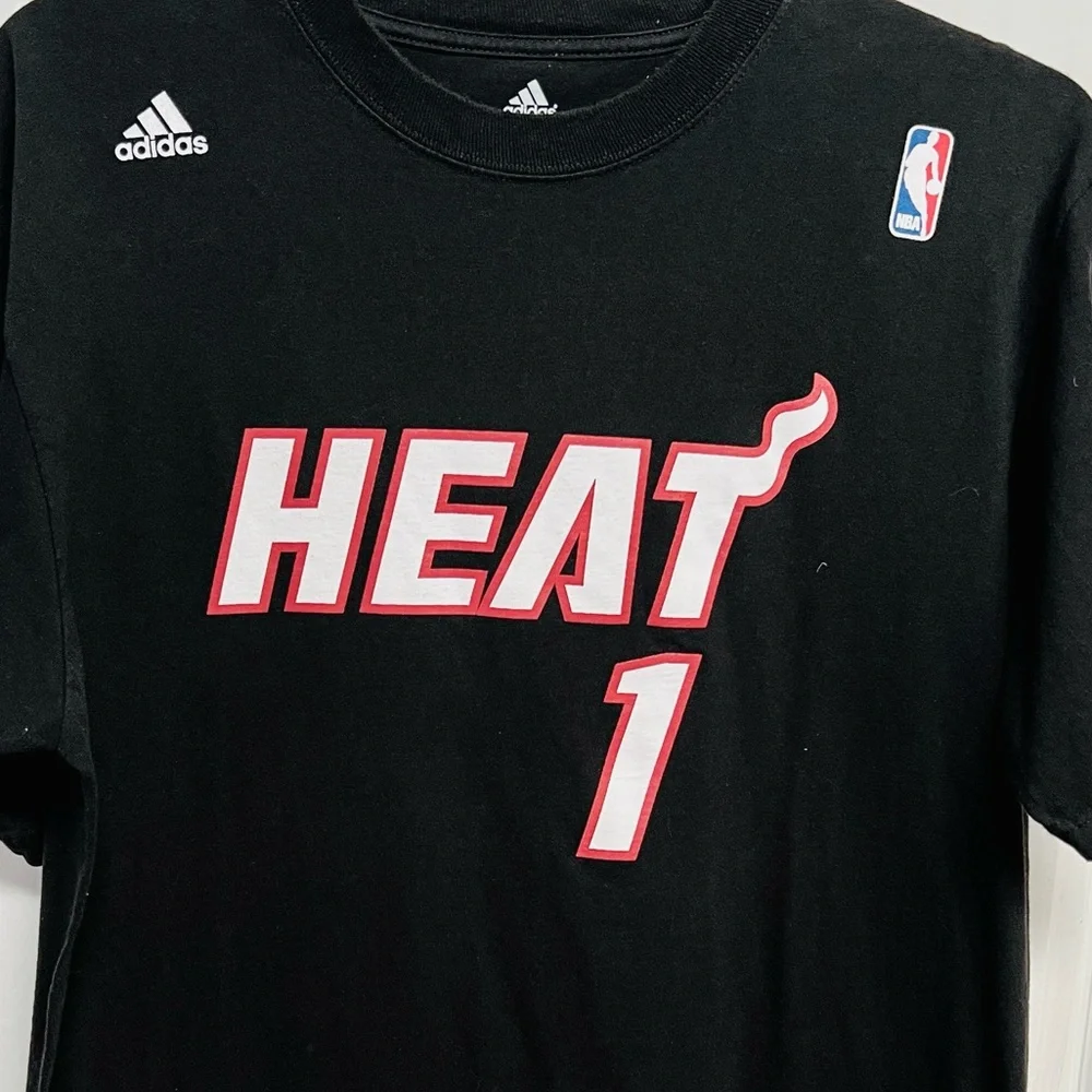 Adidas Basketball Black Heat Graphic Tee Size L